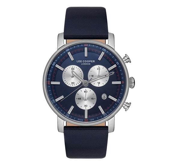Buy Lee Cooper LC07183.399 Mens Multi Function Dark Blue Dial Watch ...