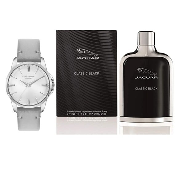 Buy Lee Cooper LC07419.339 Womens Silver Dial Watch and GET Jaguar Classic Black Edt 100ml For Men FREE