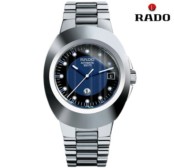 Rado R12637163 Mens Blue Dial Metal Band Watch R12637163