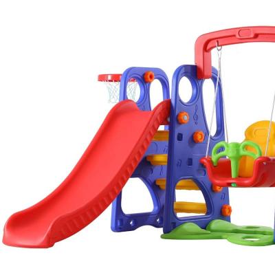 Ukr OT001 Slide And Swing With Basketball 3 In 1 Multicolor