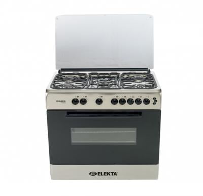 Elekta 90x60 Free Standing Gas Oven Full Stainless Steel  With 5 Burners,EGO-694SS(FFD)K