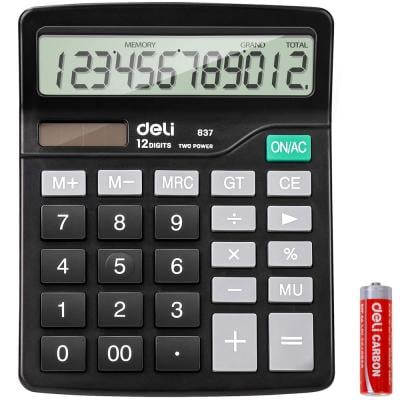 Deli Calculator 12 Digits, E837