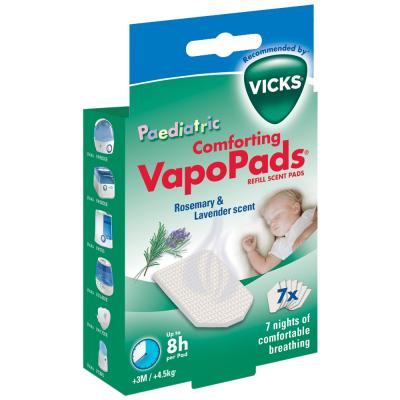 Vicks VBR7E Vapopads Rosemary & Lavender Scented Pads With Essential Oils