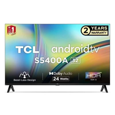 TCL 32S5400A  32 Inch Google TV HDR 10 1.5ghz LED HD Resolution HDR Pro Full Frame Display Black