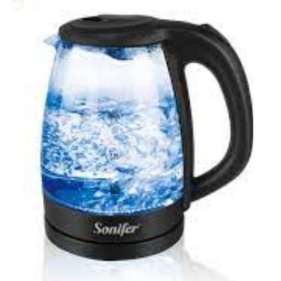 Sonifer Electric 2200W Glass Cordless Water Kettle 1.7L LED, SF-2064