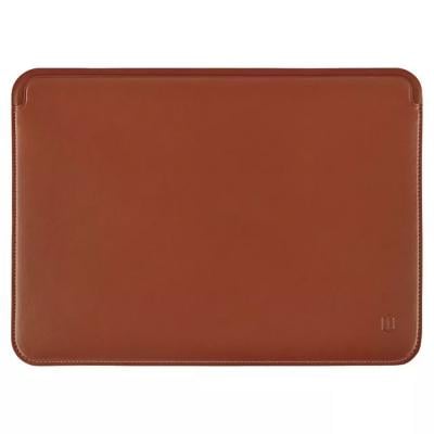 Wiwu SPPMLSM13.3BR Skin Pro Platinum With Microfiber Leather Sleeve For Macbook 13.3 Brown