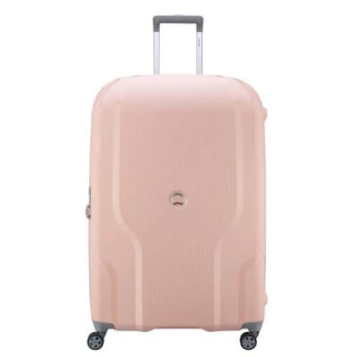 Delsey 00384583009 Clavel 83cm Hardcase 4 Double Wheel Expandable Large Check In Luggage Trolley Peony
