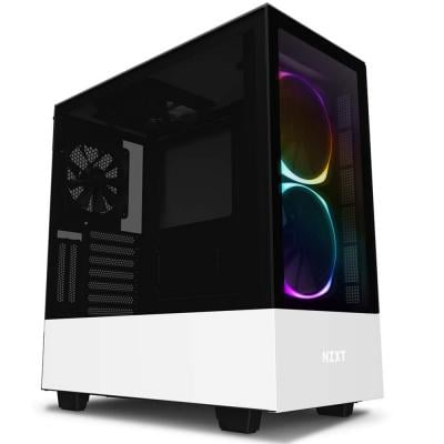 NZXT CA-H510E-W1 H510 ATX Elite White Mid Tower Gaming Case