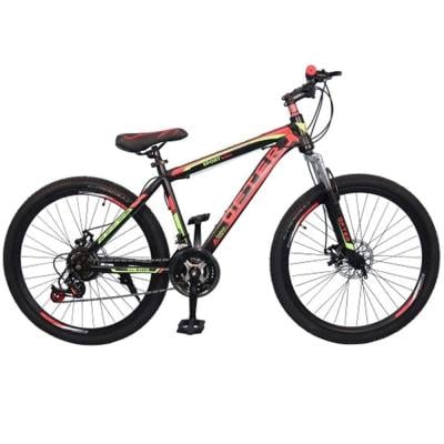 Vlra Mountain Bike With Textured Handles Black Size L