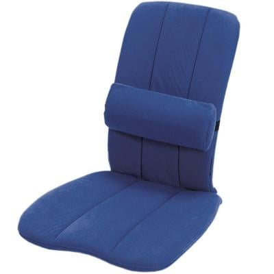 Jobri  JBR.BB1000BL Betterback Orthopedic Seat Cushion with Lumbar Support Blue