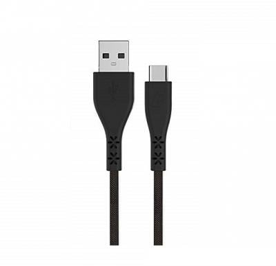 Energizer Type-C 2.0 Cable 1.2 Meter Charging and Syncing 2.4A , Lifetime Warranty - Black