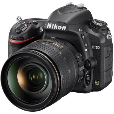 Nikon D750 DSLR Camera, 24.3 MP, Black