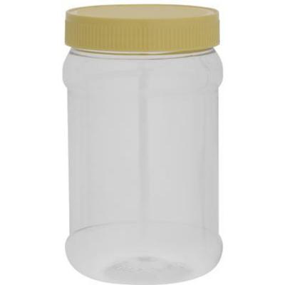 Royalford RF11095 Round Air Tight Pet Jar 500ml Plastic Container