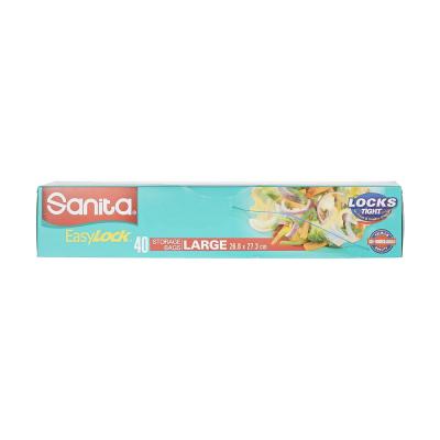 Sanita Easy Zip Lock Food Storage Large Multicolor