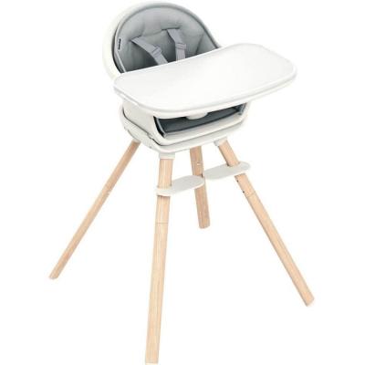 Maxi Cosi MOA 8 in 1 Baby and Kids Feeding High Chair with Tray and cushion for newborn Toddler 1 Year 2 Year 3 Year 4 Year 5 year old  White
