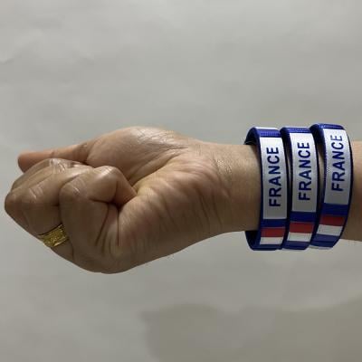 Set of 3 France Football Wristband