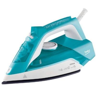 Beko SIM3122T Ceramic Coated Soleplate Steam Iron with Steam Pools 2200W Turquoise