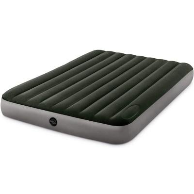 Intex 64763 Bed Air Bed Downy Air Bed with Foot Pump (152 x 191 x 25 cm)