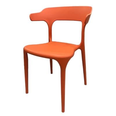 Fancy Curved Backrest Dining Chair JP103G,Orange