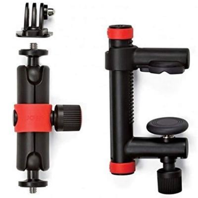 Joby Action Clamp and Locking Arm for GoPro and Sports Action Video Cameras Black and Red
