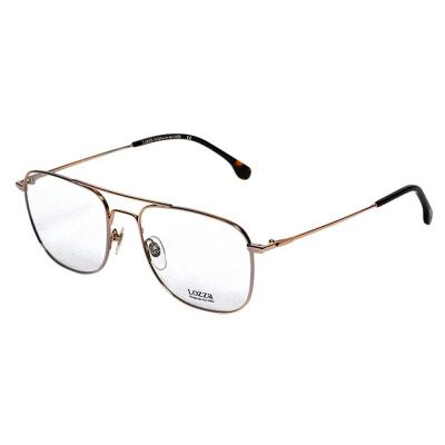 Lozza VL2327 Gold Pilot Eyeglasses, Size 56