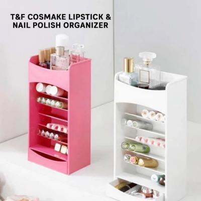 T&F Cosmake Lipstick & Nail Polish Organizer