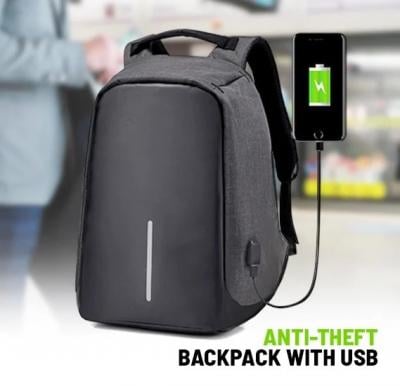 Anti-Theft Backpack with USB Port -DP
