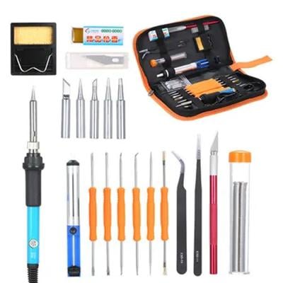 Lightweight Soldering Station Tool Kit With 5 Piece Solder Iron Tip N28683551A  Multicolour