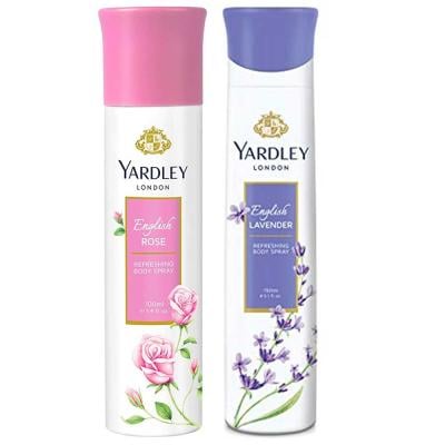 Yardley Lavender with English Rose 2 and 1 Body Spray, YD7236PRO-LER