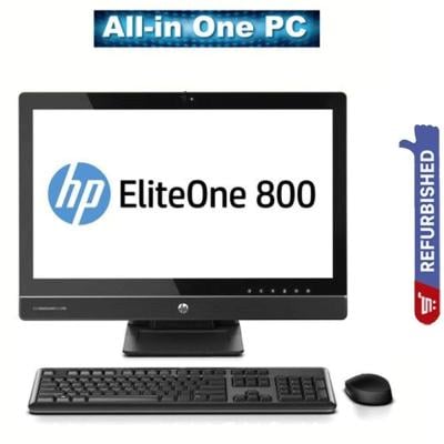 HP EliteOne 800 G1 All In One Business PC Intel Core i5 4th Gen Ram 8GB DDR3 SSD 256GB Screen 23.8 Inch Win 10 Pro