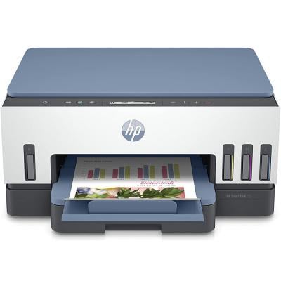 HP 28B51A 725 Smart Tank Wireless Print Scan Copy Printer White Blue