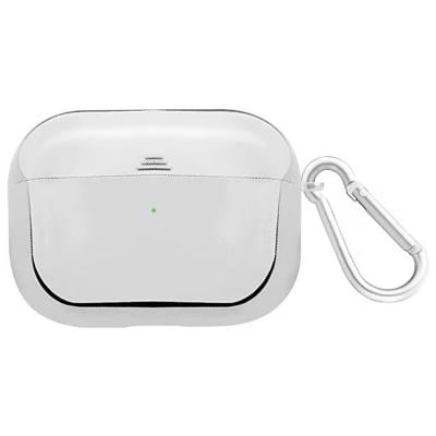 Promate Glowy-Pro AirPods Pro Case  Protective Cover with Wireless Charging Silver