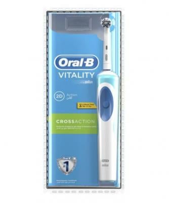Oral-B D12.513 cs Vitality 2D Cross Action Clam Shell Packing Rechargeable Toothbrush