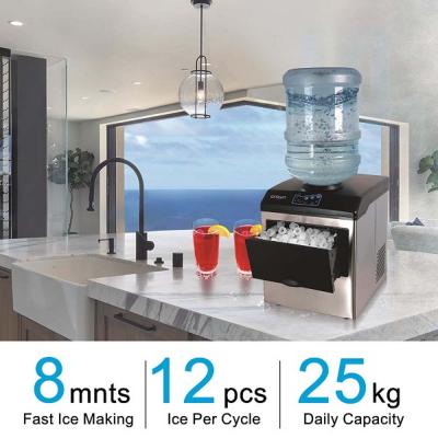Crownline WD-267 Table Top Water Dispenser with Ice Maker, White