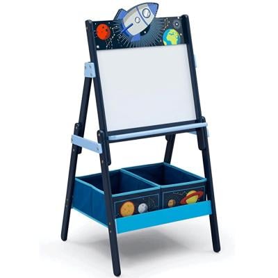 Delta Children TE87544SA Adventures Wooden Activity Easel With Storage