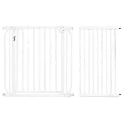 Baby Safe BS_CM_LMG45WH Metal Safety LED Gate with 45Cm Extension White
