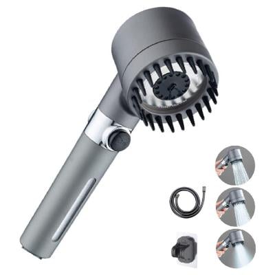 Shower Filter Shower Head - High Pressure Bathroom Accessories Set to Remove Chlorine and Impurities, Massages Scalp to Anti Hairfall and Dry Skin, with Shower Hose and Shower Holder