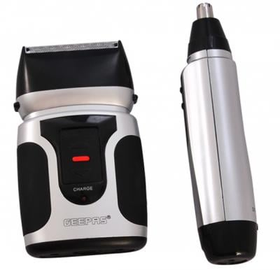Geepas Rechargeable Shaver With Nose Trimmer- GSR110N