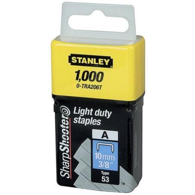 Stanley 1-TRA206T 10 Mm Light Duty Staple, 1000 Pieces