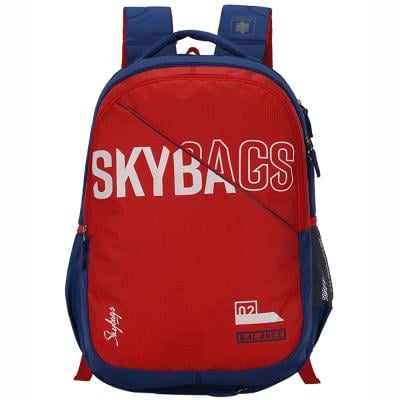 Skybags SK BPFIGE3RED Figo Extra 03 Unisex School Backpack 30L Red