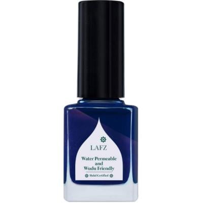 Lafz Glossy finish Breathable Nail Polish, Galaxy Blue 11 ml