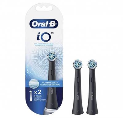 Oral B Ultimate Clean iO rechargeable Tooth brush Refill brush Heads Black
