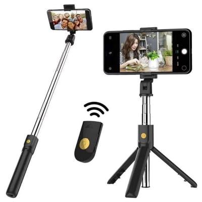 K07 Phone Wireless Bluetooth Selfie Stick Tripod Monopod With Remote