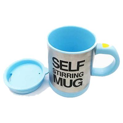 Automatic Electric Self Stirring Mug Coffee Mixing Drinking Cup Sky Blue 350ml