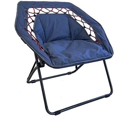 Hexar 20210003 Folding Camping Chair with Carry Bag Grey