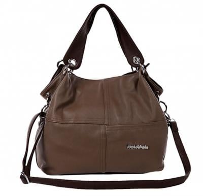 Vintage Shoulder Bag For Women - Brown