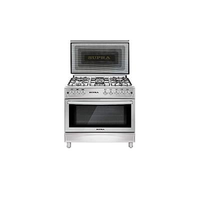 Supra SFGFG90*60 Gas Cooker Made In Turkey Silver
