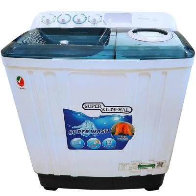Super General SGW105 10 Kg Twin Tub Semi Automatic Washing Machine, White