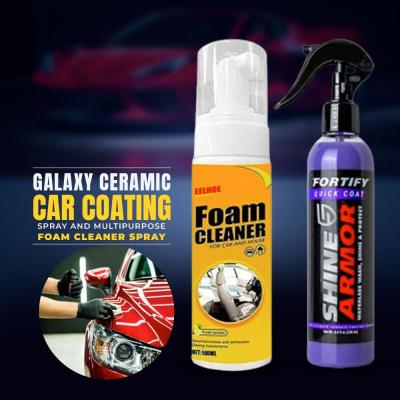 Buy 1 Multipurpose Foam Cleaner Spray For car and Get 1 Galaxy Ceramic Car Coating Spray