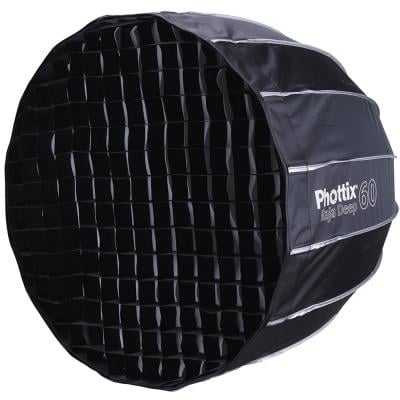 Phottix PH82723 Raja Deep Parabolic Softbox 24in Black